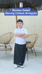 Sarung Celana Anak Instan ArRayyan Sarung Polos Premium by Little Zizu