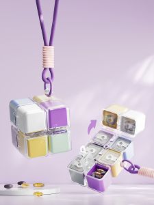 XIALANHUAXI | Portable Compact Daily Pill Box Moisture Proof