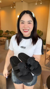 dép quai ngang da sáp nam thời trang kiểu dáng trẻ trung đế đúc liền khâu chỉ toàn bộ chắc chắn K4