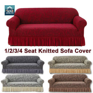Home Knitted Sofa Cover1-2-3-4 Seat Sofa CaseSofa Bed Seater Cover ClothThick Cloth Cover For Sofa Protection