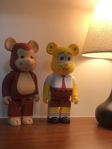 Motherland Edition 400% Bearbrick Violent Bear Hand-Made Building Blocks Bear Doll Living Room and Shop Window Fashion Decoration