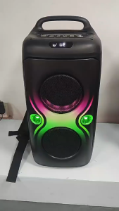 RD-6618B 6.5-inch 40-watt high-power backpack Bluetooth speaker dual speakers RGB lighting wireless microphone