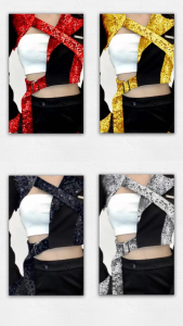 BAJS Crop Blazer Wanita Quen Harajuku Korean Baloteli Payet Trendy Lengan Panjang