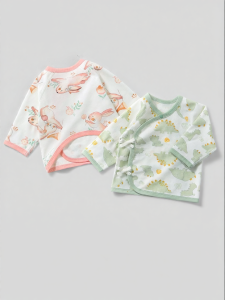 Usbettas | Half-back Long-sleeved Onesie Class A Cotton 52 size