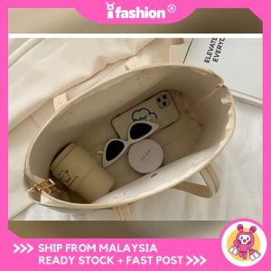iFASHION 2170 READY STOCK Woman Big Capacity Shoulder Handbag Tote Bag Wanita Beg Tangan Kapasiti Besar