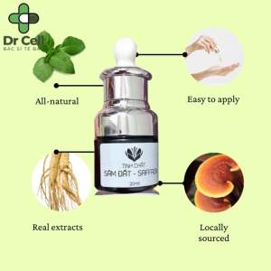 Tinh Chất Sâm Đất Saffron Dr Cell Sạch Mụn Đầu Đen Mụn Cám 20ml
