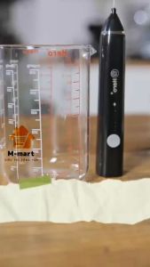 Máy đánh trứng mini máy khuấy cà phê dụng cụ tạo bọt cầm tay 3 tốc độ pin sạc tiện lợi