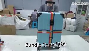 Travel Adjustable Luggage Belt Strap with Password Lock Luggage Suitcase Strap with Coded Lock Secure Lock Safe