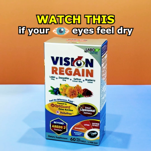 [2 Boxes] LABO VisionREGAIN - Sharp Vision Supplement for Dry Eyes Night Vision Eye Strain Blurry Vision Blue Light with OptiGuard Lutein Zeaxanthin Saffron Extract Blueberry Extract and Phospholipds Supplement • Made in Japan • 60 softgels
