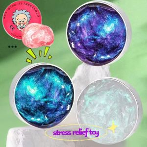 Transparent Liquid Mud Slime Bubble Gel Stress Relief Toy Elastic Glass Transparent Crystal Mud Home Decor 2026 Kids Gift