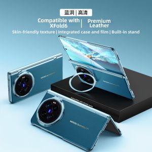 OUXUAN | Ultra-thin Magnetic Leather Phone Case for Foldable Vivo Xfold6 Full Protection