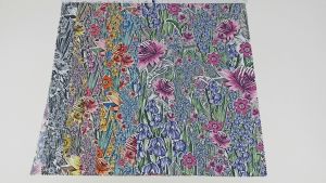 Charlie fabricผ้าตัวอย่าง ลาย IRISSA พิมพ์ลายคมชัดสีสดสวยคุณภาพดีใส่สบายมีของส่งไวผ้าลายน่ารักผ้าหลาผ้าเมตรผ้ามัสลิน