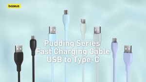 Cáp sạc nhanh truyền dữ liệu Ba-se-us Pudding Series Fast Charging Cable USB to Type-C 100W