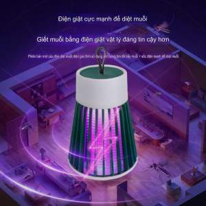 Đèn bắt muỗi dùng ánh sáng xanh để hút muỗi và điện 12v tiêu diệt hiệu quả 2025