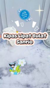 Kipas Lipat Sanrio Bentuk Bulat: Perlengkapan Sekolah Kekinian