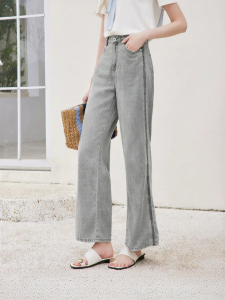 XIANGYING | High Waist Retro Casual Long Pants