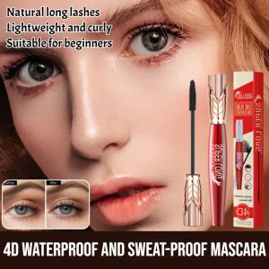 4D Waterproof And Sweat-Proof Mascara Long-Lasting Thickening Lengthening Mascara Not Smudge Eye Makeup