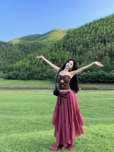 Bộ Đồ Hai Mảnh Dopaamine Đồ Đi Biển Đồ Đi Biển Mùa Hè Cho Nữ Bộ Đồ Hai Mảnh Áo Hở Lưng Và Chân Váy Ngắn