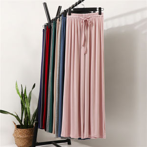 Loose High Waist Modal Straight Leg Pants: Perfect Summer Casual Trousers