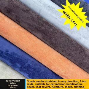 Elastic Suede Fabric for Car Interior Renovation