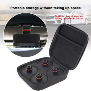 4pcs Car Rubber Lifting Jack Pad Adapter Tool Chassis W/ Storage Case Suitable For Tesla Model 3 Model Y Model X S Accessories