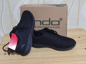 sepatu ando hitam bsc keren