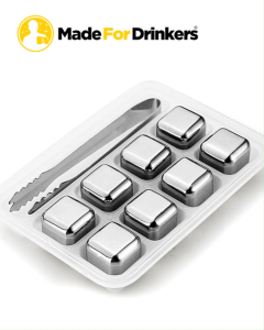 Chiller Steel Cubes - Cool your whiskey/Drinks in minutes [Made For Drinkers]
