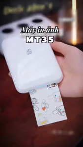 Máy In Ảnh MT53 - 300 DPI - In Ảnh Nhanh Từ Điện Thoại Qua KN Bluetooth