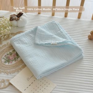 ANYOUBI | Newborn Cotton Gauze Swaddle Blanket Thick Bath Wrap