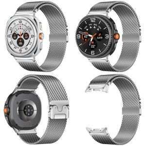 Parachute Buckle Band for Samsung Galaxy Watch 8 40mm 44mm 8Classic 46mm Ultra 2025 47mm Stainless Steel Strap Milanese Bracelet