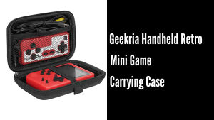 Geekria Máy chơi game cầm tay hộp đựng bảo vệ du lịch Retro Hộp chuyên chơi game mini cho cáp sạc pin EarPods và phụ kiện chơi game