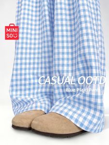 GOOJODOQ | Summer Thin High Waist Casual Trousers Straight Leg