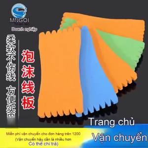 【W】10Pcs EVA Foam Spools Fishing Winding Board Fishing Hook Line Tackle Foam Spool Trace Wire Swivel Tackle Fish Line Tools