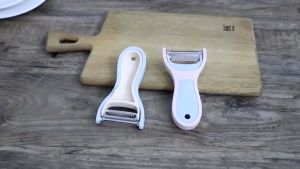 Pisau Kupas 2in1 Buah Kentang Wortel: Alat Kupas/Peeler Keperluan Dapur