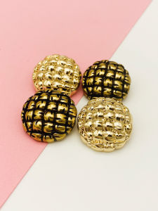 Nút Đồng Cổ Kim Loại Trang Trí Quần Áo Cao Cấp Cho Nam Nữ Nút Áo Len Nút Vest Nút Thời Trang Nút Tròn Đơn Giản