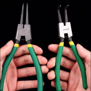 4pcs Multi-Function Snap Ring Pliers Multi-Tool Multi-Crimp Tool Inner And Outer Ring Remover Circlip Pliers Circlip Combination Fixed Installation Clip Tool