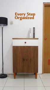 Harvest Furniture Rak Sepatu Laci Estetik Modern Murah