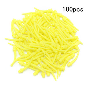 50/100PCS Disposable Dental Impression Mixing Tips Yellow 1:1 Intraoral Tip For Impression Material Nozzles Mixing Tube