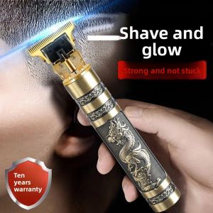 MONLEYTA | German Electric Hair Clipper Mens Bald Head Carving Home Use Self-Made Bald Electric Pusher Barber Tool Manly Haircut Device