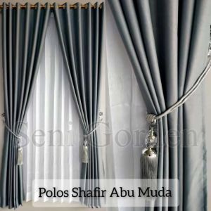 GORDEN JENDELA PANJANG WARNA SILVER GORDEN JENDELA MINIMALIS AESTHETIC