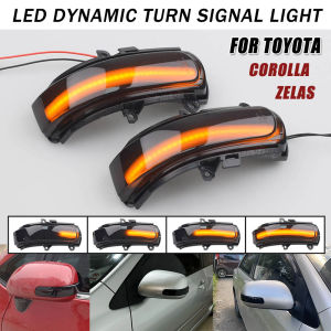 2pcs Car LED Dynamic Turn Signal Indicator Sequential Lamp For Toyota COROLLA ZELAS REIZ AURIS Scion BLADE MAR Side Mirror Light