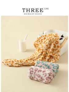 Mũ Khô Tóc Tlife Mewool Thấm Hút Siêu Mạnh Nhanh Khô Dày Hai Lớp Thêu Khăn Quấn Đầu