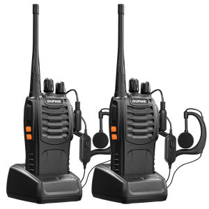 HT Handy Talky 888S Radio Komunikasi Uhf Walky Talky 2 units Walkie talkie
