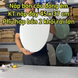 Nắp bồn cầu đóng rơi êm phù hợp bồn cầu American Standard VF2034 VF2174 VF2075 VF2385 VF2714 VF2013