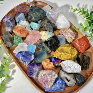 Mystery Box 100g/300g/500g/1000g Mixed Crystals Raw Stone Blind BoxExciting35 Types Crystals Raw Rough Stones Random Selection
