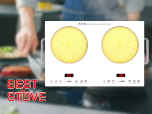 LAHOME Electric Ceramic Stove 2 Burners Infrared Induction Cooker Cooktop Waterproof Glass Surface Timer Hot Plate Inverter Countertop Energy Saving Suitable For Any Pot
