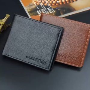 Vintage Men Leather Brand Luxury Wallet Short Slim Male Purses Money Clip Gift
