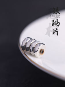 925 Silver Solid Spacer Less Beads Accessories Wando Hand Bracelet DIY Parts Unseparated Piece Cultural Play Jewelry