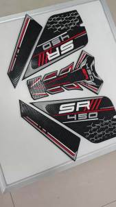 For CFMOTO 450SR 450SRS 450 SR/SRS Motorcycle Stickers Anti-slip Sticker Protective Stickers Side Decal Knee Pads 450SR Tank Pad