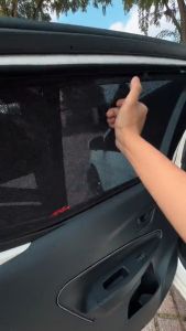 Car Sunshade MITSUBISHI LANCER EVO X XPANDER ASX TRITON STRONG MAGNET SAMURAI SUN SHADES Magnetic Pelindung Matahari Ker